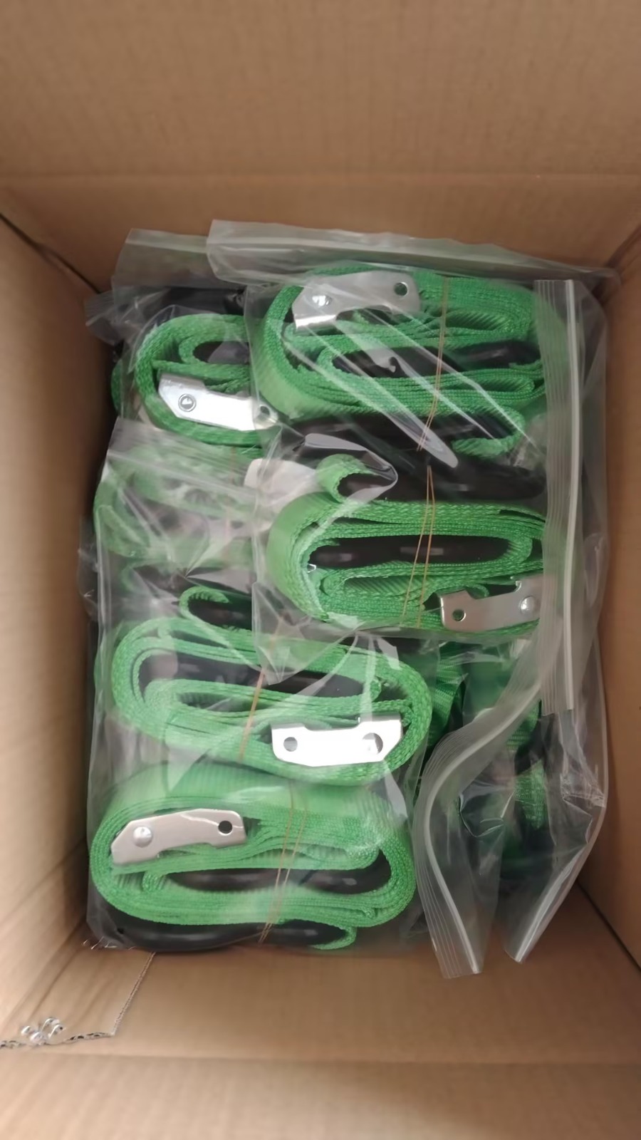 1inch motorcycle tie down green